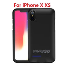 Load image into Gallery viewer, CASEWIN Battery Charger Case For iPhone SE 5SE 5 5S Cover 4000mAh Charging Powerbank Case For iPhone 5 6 7 8 X 11 Battery Case