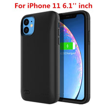 Load image into Gallery viewer, CASEWIN Battery Charger Case For iPhone SE 5SE 5 5S Cover 4000mAh Charging Powerbank Case For iPhone 5 6 7 8 X 11 Battery Case