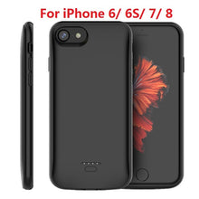Load image into Gallery viewer, CASEWIN Battery Charger Case For iPhone SE 5SE 5 5S Cover 4000mAh Charging Powerbank Case For iPhone 5 6 7 8 X 11 Battery Case